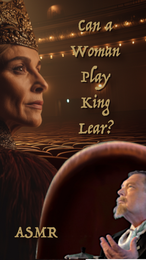 The diva and her prompter in the theatre